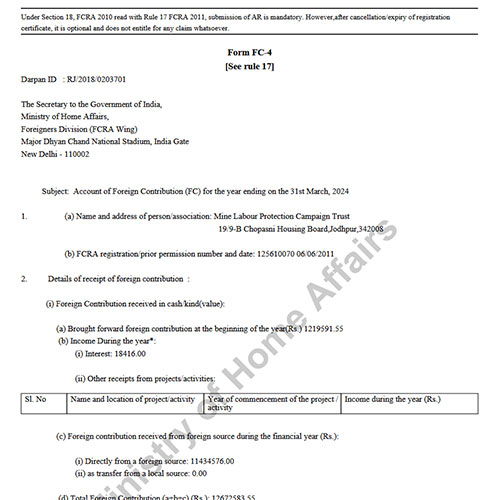 FCRA_FC-4 Annual Return_2023-24