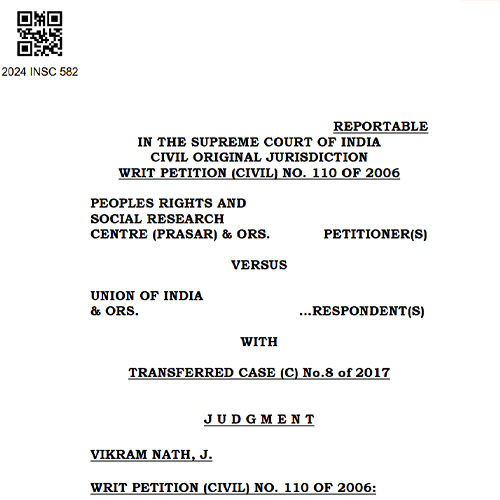 SC Judgement On Silicosis WP 110 of 2006